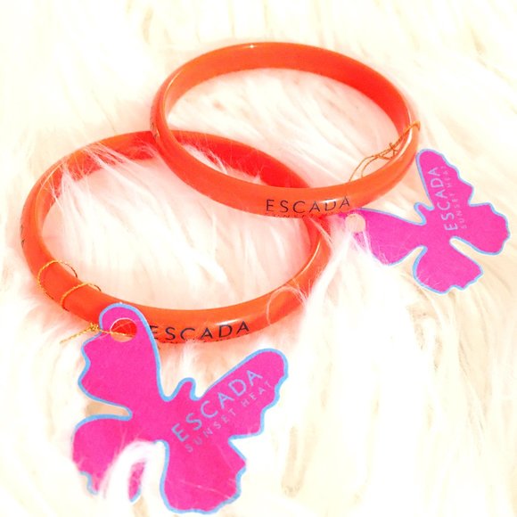 Escada Sunset Heat Bangles - Two - NWT - Picture 1 of 2